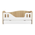 **Houten Kinderbed met Opberglade en Golvend Ontwerp**